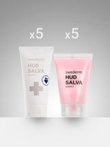 Hudsalva Sensitive 50 ml x5 + Hudsalva Vit. E 50 ml x5