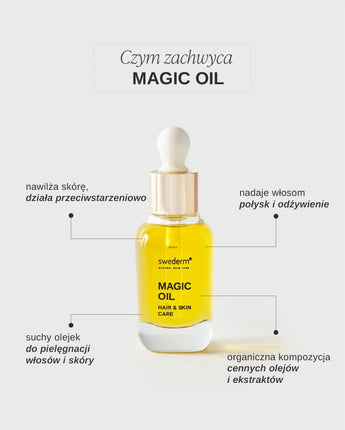 swederm Magic Oil - olejek do skóry i włosów