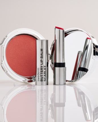 Scarlet Buttery Lip Balm + Peachy Blush