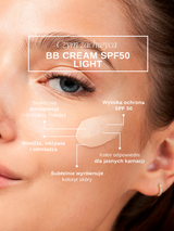 swederm BB Cream SPF 50 LIGHT - krem BB SPF 50 kolor jasny
