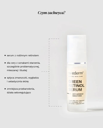 swederm Green Retinol Serum - serum z roślinnym retinolem