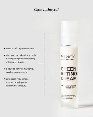 swederm Green Retinol Cream - krem z roślinnym retinolem