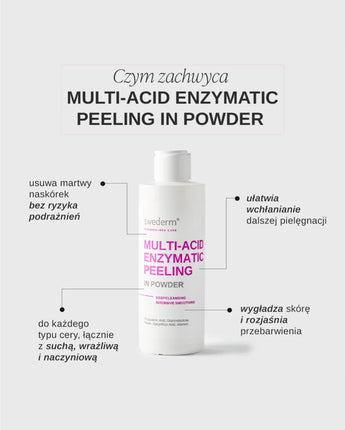 swederm Multi-acid Enzymatic Peeling in Powder - peeling enzymatyczny