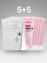 Zestaw Hudsalva vit E 100 ml x5 + Hudsalva sensitive 100 ml x5